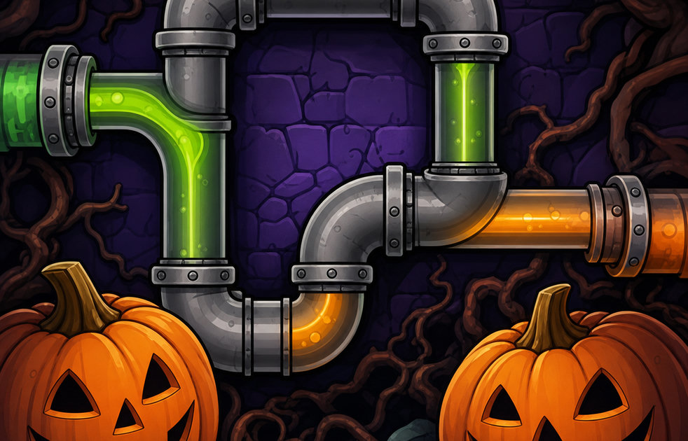Spooky Pipes Puzzle