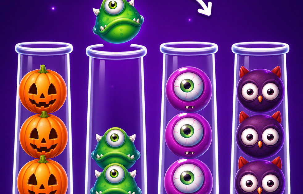 Ball Sort Halloween